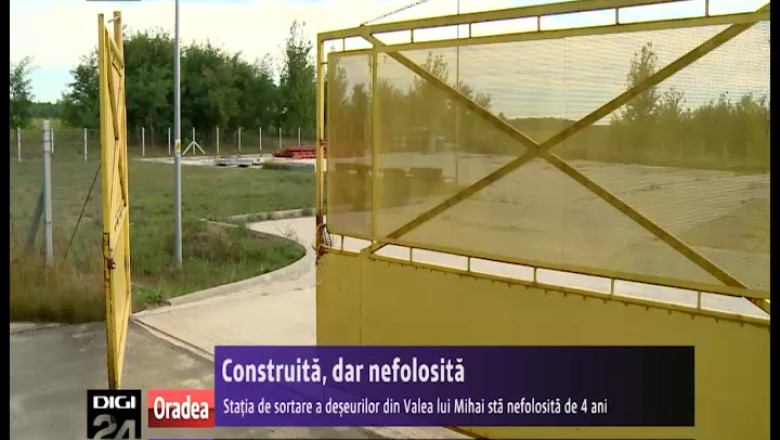 Moderna, dar nefolosita. Statia de sortare a deseurilor din Valea lui Mihai sta nefolosita de 4 ani Imagine