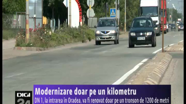 Modernizare pe un kilometru pe DN 1, intre Oradea si granita cu Ungaria Imagine
