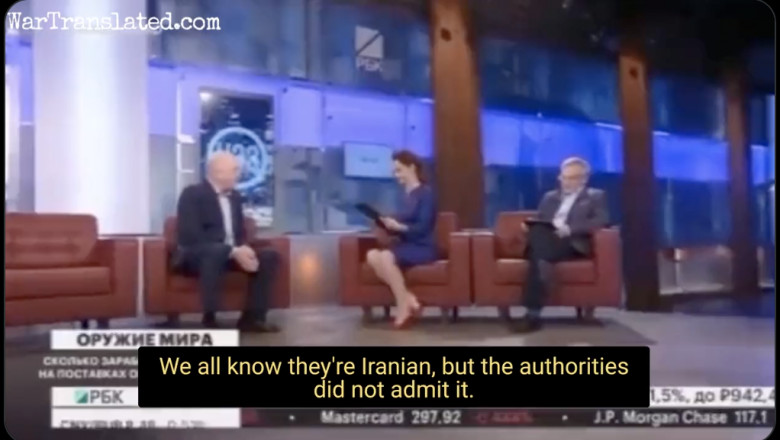 Moment hilar la o televiziune in Rusia. Un analist recunoaste ca dronele din Ucraina sunt iraniene, fara sa stie ca microfonul e pornit Imagine