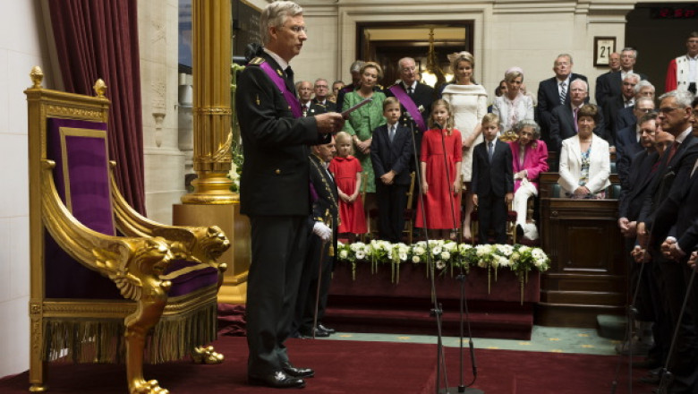 Moment istoric in Belgia. Albert al II-lea a renuntat la tron. Philippe de Brabant a devenit rege Imagine