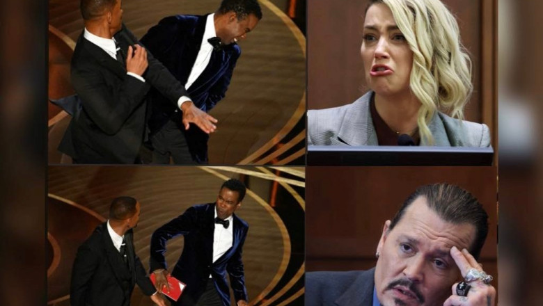 Momentele anului 2022 in showbiz. De la palma lui Will Smith de la Oscaruri, la procesul lui Johnny Depp Imagine