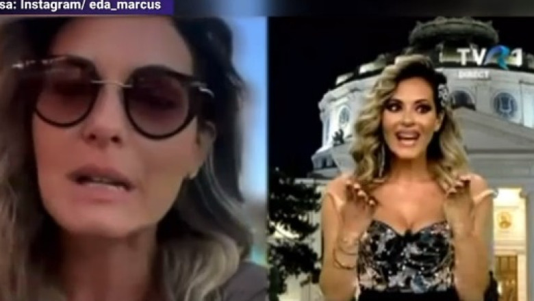 Momentul de dinaintea anularii votului Romaniei la Eurovision. Reactia prezentatoarei: "What? Nu cred" Imagine