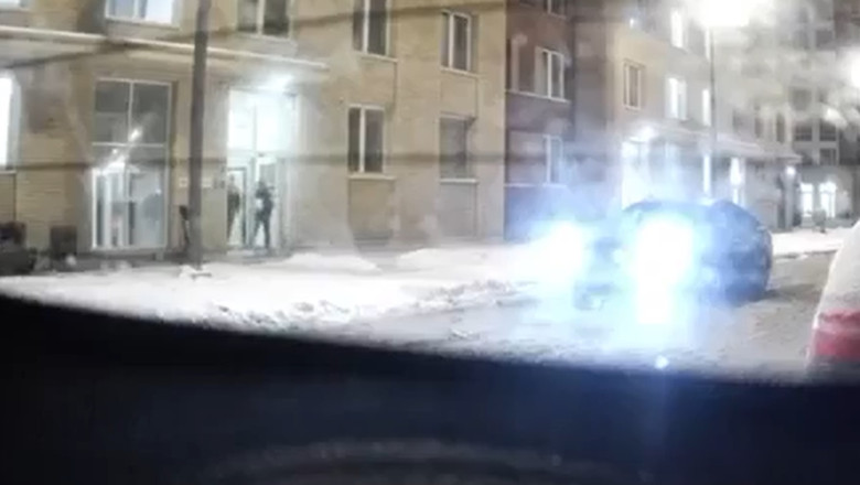 Momentul exploziei in care a fost ucis seful fortelor ruse de protectie nucleara. Imagini surprinse de la locul asasinatului Imagine