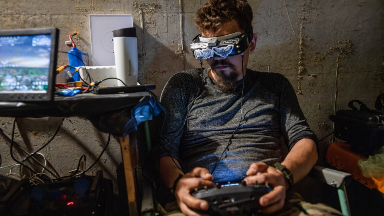 Momentul in care dronele ucrainene tintesc o fabrica de produse chimice din apropierea Moscovei Imagine