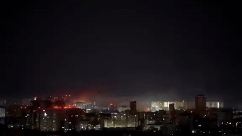 Momentul in care o racheta balistica loveste Kievul. Rusii au folosit inclusiv rachete nord-coreene in atacul asupra capitalei Ucrainei Imagine