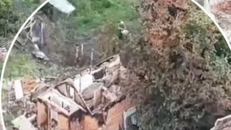 Momentul in care politistii de frontiera ucraineni lovesc un centru de drone si buncare rusesti in regiunea Kursk Imagine