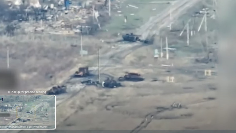 Momentul in care puscasii marini ucraineni resping asaltul unei unitati aeropurtate rusesti de elita Imagine