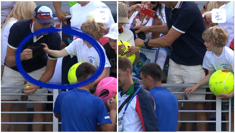 Momentul in care un CEO polonez smulge sapca destinata unui copil la US Open. „A fost o greseala uriasa” Imagine