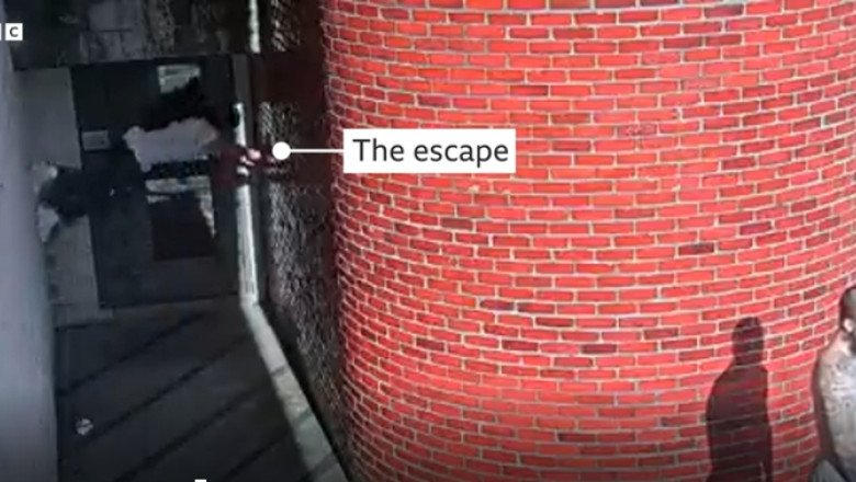Momentul in care un detinut condamnat pe viata pentru crima evadeaza din inchisoare. A escaladat acelasi zid pe unde fugise alt detinut Imagine
