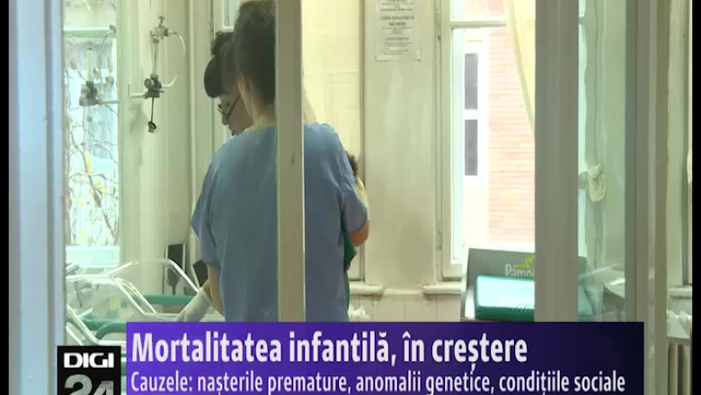 Mortalitatea infantila, in crestere in Romania Imagine