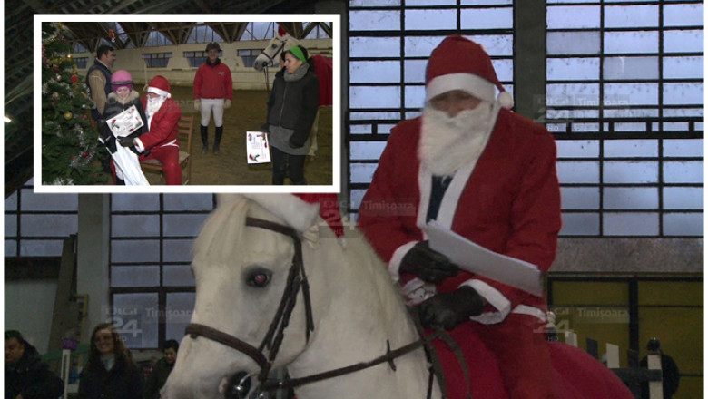 Mos Craciun a venit... in galop in capitala Banatului. Christmas Show la Manejul Timisoara Imagine