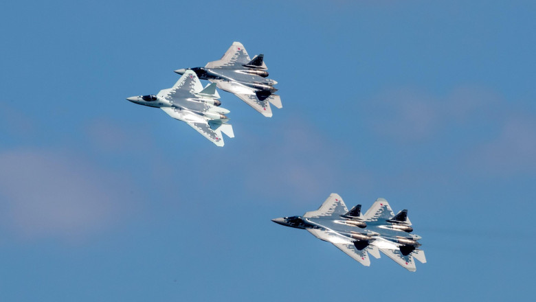 Moscova accepta toate conditiile puse de Delhi, pentru ca India sa ia in considerare achizitionarea a 84 de avioane rusesti Su-57 Imagine