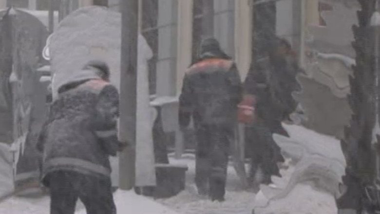 Moscova, blocata de o furtuna de zapada Imagine