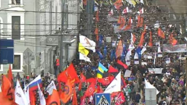 Moscova. Mii de oameni au manifestat contra lui Vladimir Putin Imagine