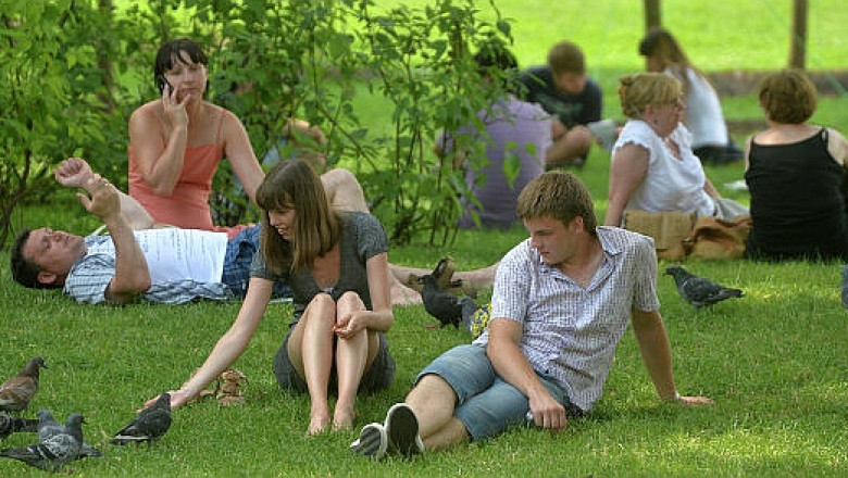 Moscova, sub asediul caniculei: 32 de grade Celsius, temperatura-record Imagine