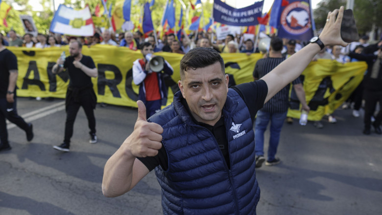 Motivul protestului AUR, un fake news: „Cum vor UE, PSD si PNL sa ne ia copiii”, cea mai noua conspiratie raspandita de George Simion Imagine