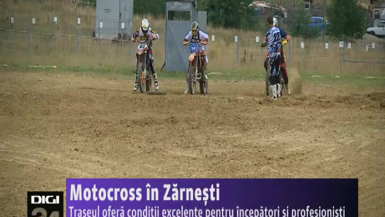 Motocross in Zarnesti. Traseul ofera conditii excelente pentru incepatori si profesionisti Imagine