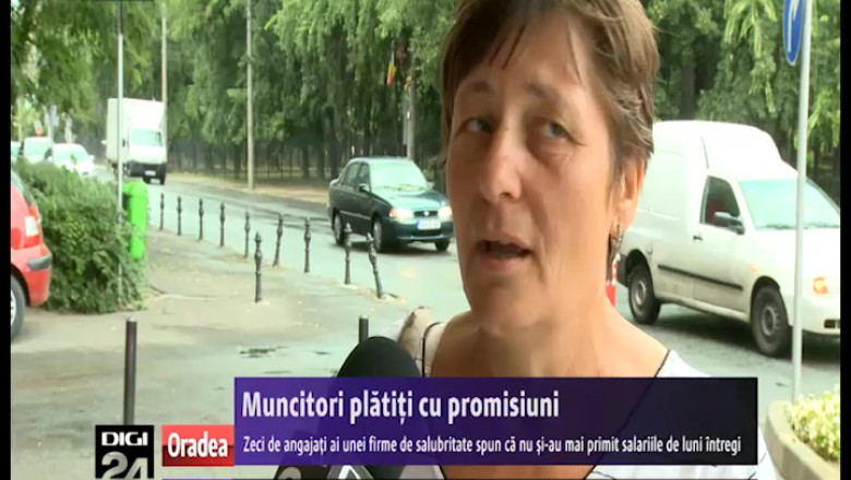 Muncitori platiti cu promisiuni. Angajatii oradeni ai unei firme de salubritate spun ca nu au mai primit salariile de 3 luni Imagine