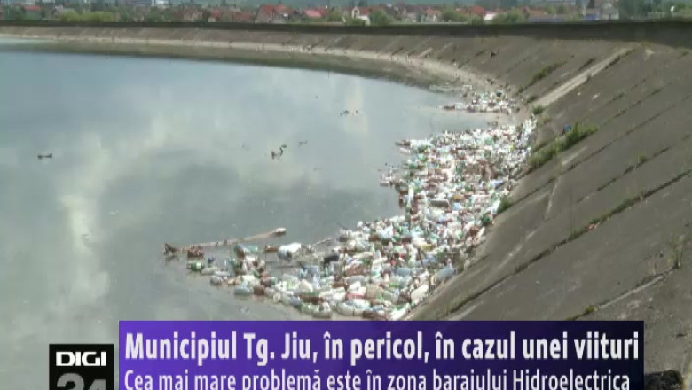 Municipiul Tg. Jiu, in pericol, in cazul unei viituri Imagine