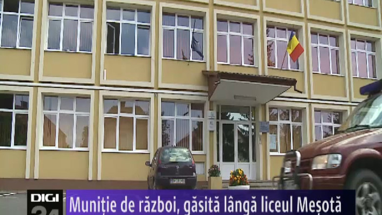 Munitie din razboi, langa liceul Mesota  Imagine