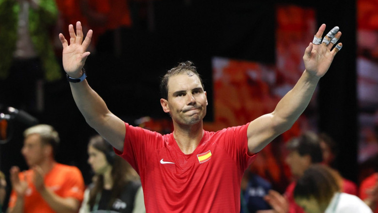 Nadal, glumet dupa ce a jucat, probabil, ultima partida a carierei: Am pierdut primul meci de simplu din Cupa Davis si ultimul Imagine