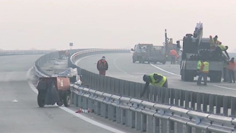 Nadlac - Arad: autostrada neterminata, deschisa circulatiei Imagine