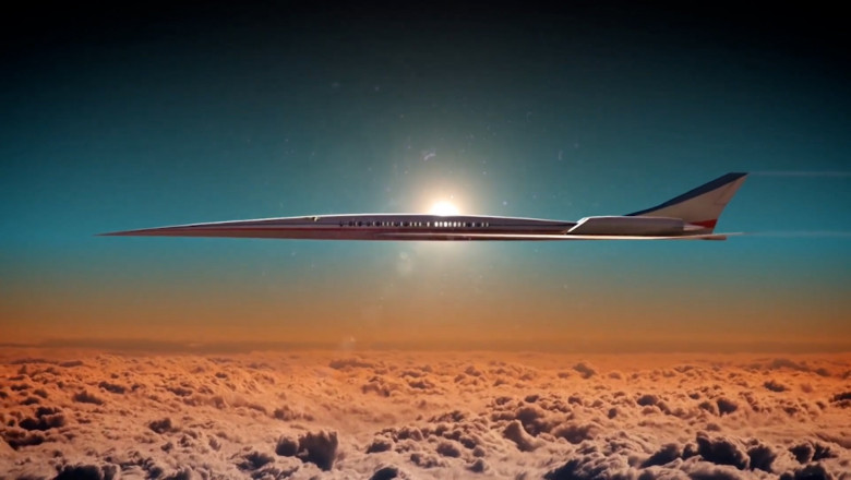 NASA lucreaza la viitorul avion supersonic „silentios” de pasageri, care va face zgomot cat o „portiera trantita” Imagine