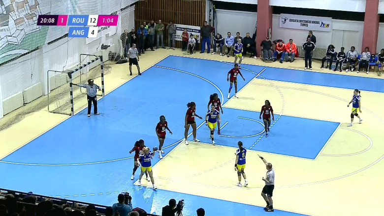 Nationala de handbal feminin a Romaniei, victorie cu Angola, la Timisoara, in ultimul test pentru “Mondiale” Imagine
