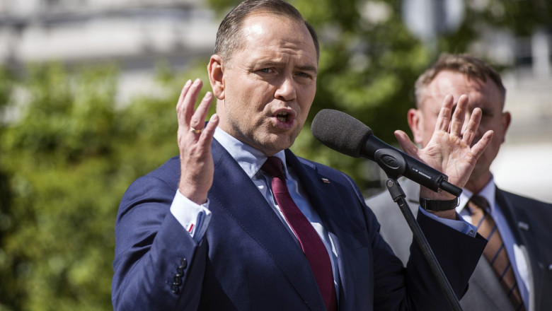 Nationalistul Karol Nawrocki promite ca daca va ajunge presedintele Poloniei va bloca aderarea Ucrainei la NATO Imagine