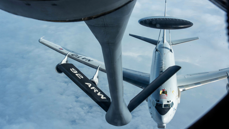 NATO muta in Romania avioanele spion din Germania pentru a-i monitoriza pe rusi in Ucraina Imagine