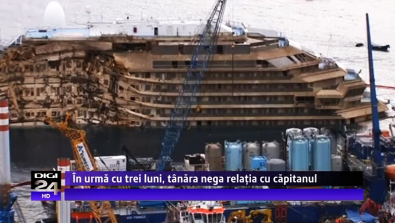 Naufragiul Costa Concordia: In momentul dezastrului, capitanul petrecea momente romantice cu dansatoarea din Republica Moldova Imagine