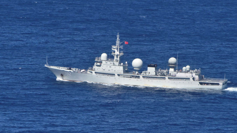 Nava chineza de spionaj, surprinsa in apropiere de coastele Australiei. Ministrul apararii: „Un act de agresiune” Imagine