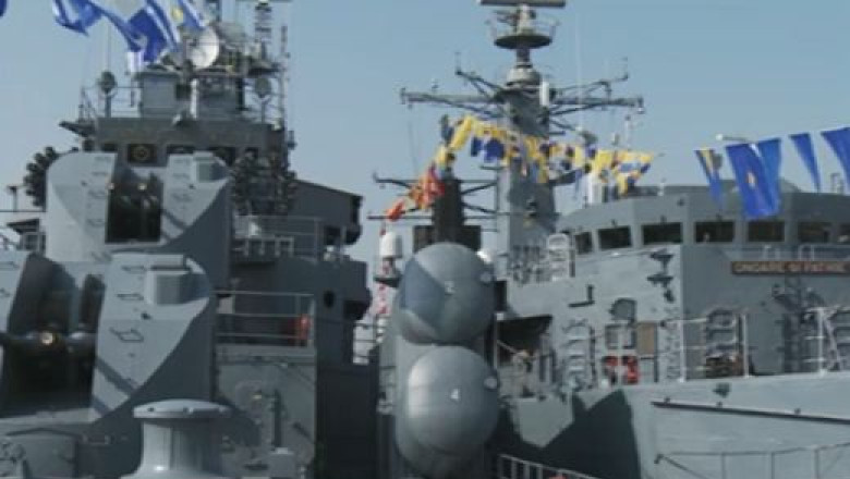 Nava de razboi americana, in portul Constanta Imagine