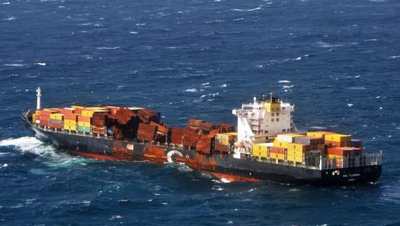 Nava Flaminia ajunge luni la Santierul Naval de la Mangalia. Muncitorii romani vor realiza reparatii capitale Imagine