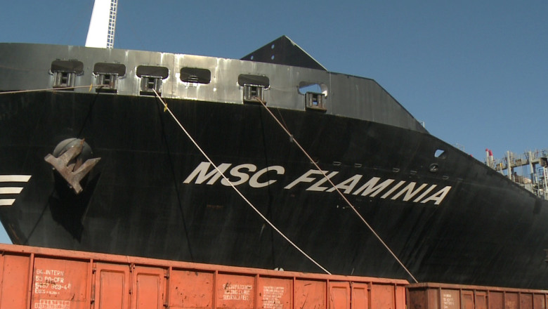 Nava periculoasa pleaca in Danemarca. Marinarii de pe Flaminia sunt revoltati Imagine