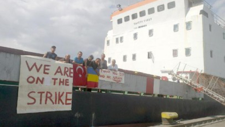 Nava scoasa la vanzare. Daca ar ajunge la fier vechi, cargoul Kusva 1 ar valora dublu Imagine