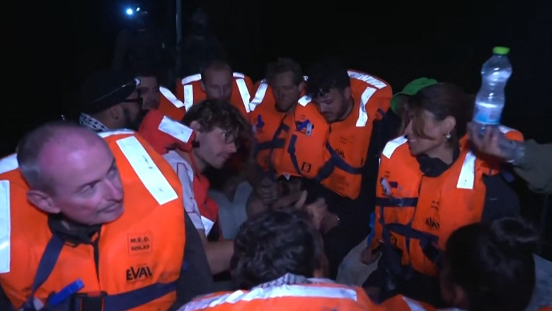 Nava umanitara Madleen, blocata in Israel. Activistii pro-palestinieni, inclusiv Greta Thunberg, au fost trimisi acasa cu avionul Imagine