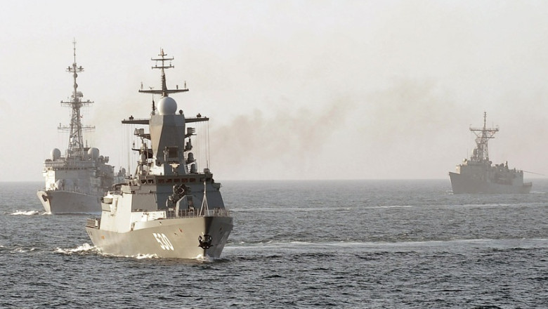 Nave de lupta rusesti se indreapta spre Australia Imagine