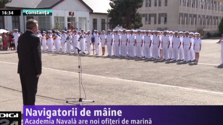 Navigatorii de maine. Academia Navala are noi ofiteri de marina Imagine