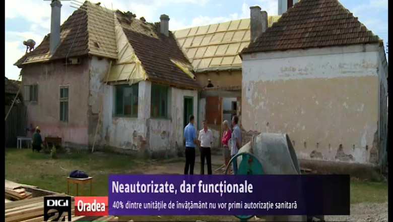 Neautorizate, dar functionale. 40% dintre unitatile de invatamant nu vor primi autorizatie sanitara Imagine