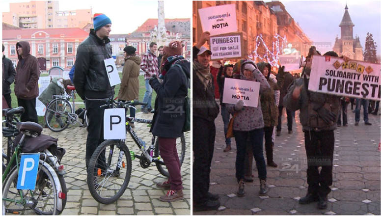 Nemultumiri gramada in pietele Timisoarei. Impotriva noilor reguli din Unirii, pro-Pungesti si alte cauze Imagine