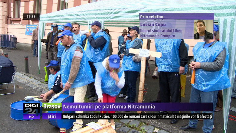 Nemultumiri pe platforma Nitramonia. Angajatii vor sa intre in greva foamei  Imagine