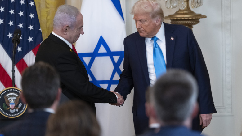 Netanyahu considera drept „revolutionara” ideea lui Trump de relocare a palestinienilor din Gaza Imagine