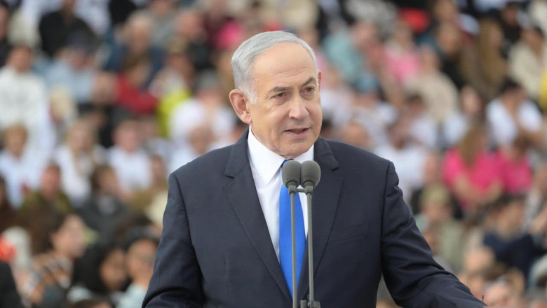 Netanyahu ii numeste pe protestatarii americani „idiotii utili ai Iranului”. Cinci oameni au fost arestati la Capitoliu Imagine