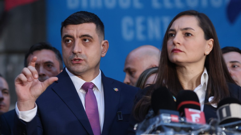 Nici George Simion, nici Anamaria Gavrila nu se grabesc sa se retraga din cursa pentru prezidentiale. „O sa facem un sondaj” Imagine