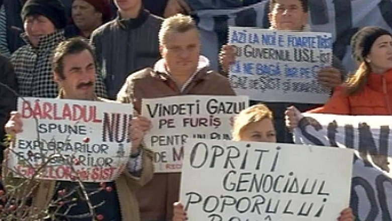 Nici o zi fara proteste la Pungesti. 30 de persoane raman pe camp pentru a se asigura ca Chevron nu va relua explorarea Imagine