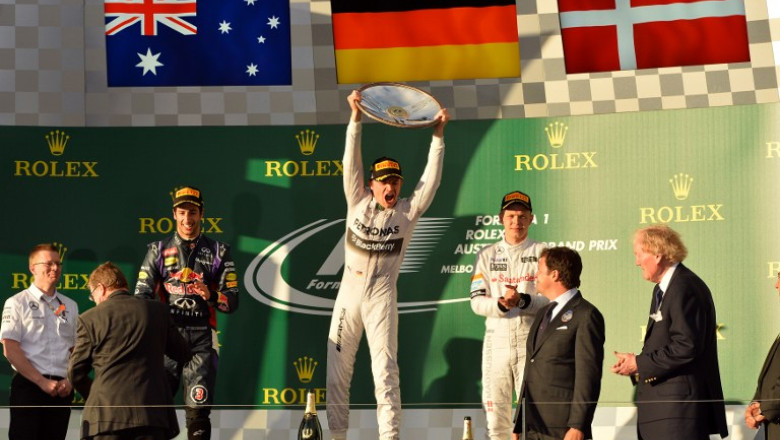 Nico Rosberg a castigat Marele Premiu al Australiei, prima cursa de Formula 1 din acest an Imagine