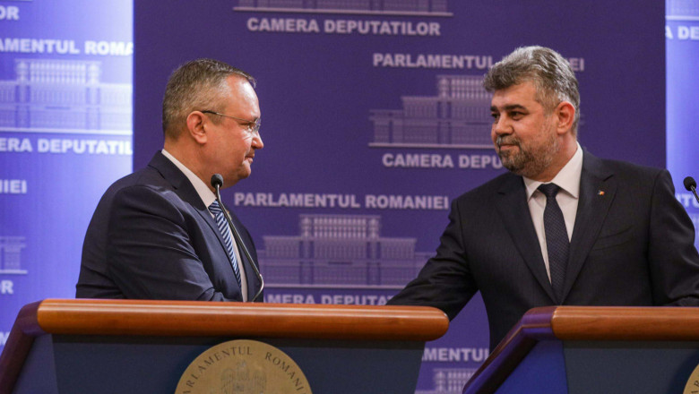 Nicolae Ciuca si Marcel Ciolacu sustin pragul de 9.000 de lei pentru abuzul in serviciu Imagine