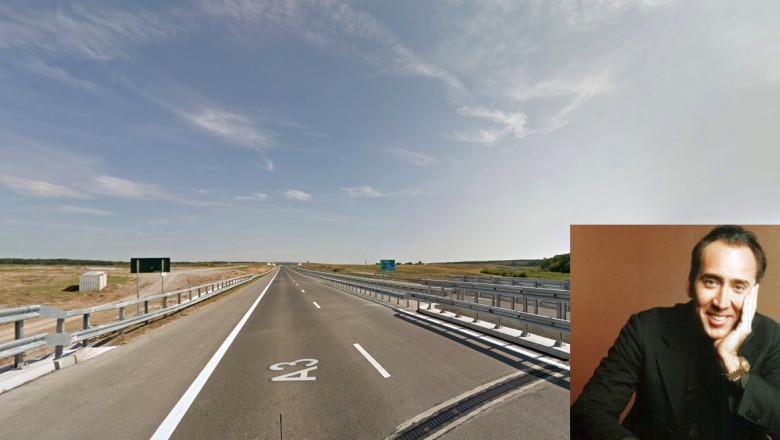 Nicolas Cage inchide un tronson din autostrada A3 Bucuresti - Ploiesti. Care sunt restrictiile de circulatie si rutele ocolitoare Imagine