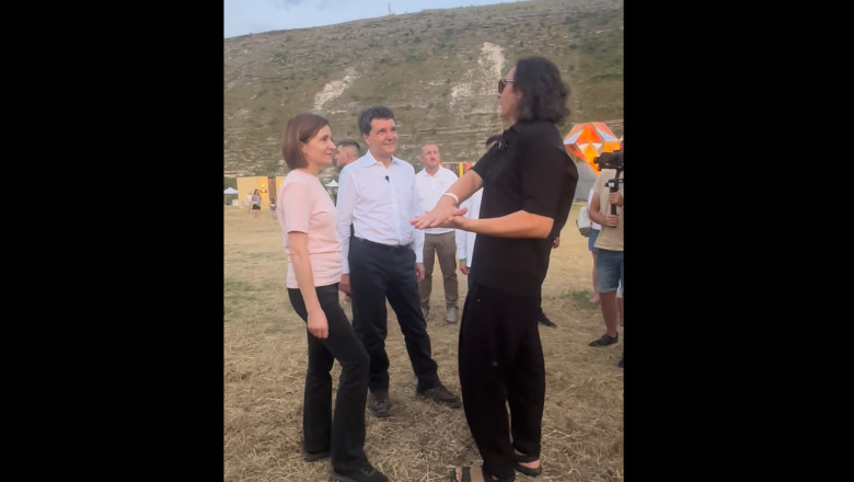 Nicusor Dan a participat alaturi de Maia Sandu la Festivalul Lupilor din Republica Moldova Imagine